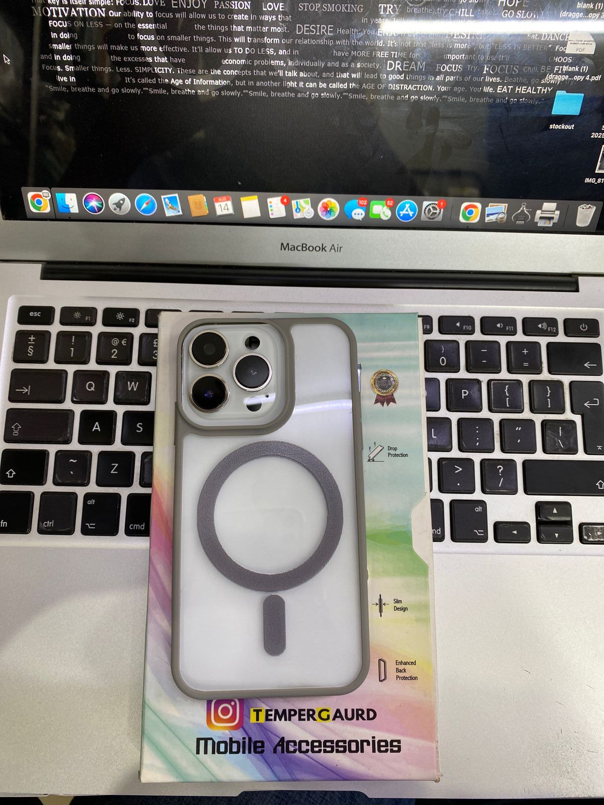 Premium iPhone X/XS to 15 Pro Magsafe Cases (Grey)| Stylish & Protective Covers