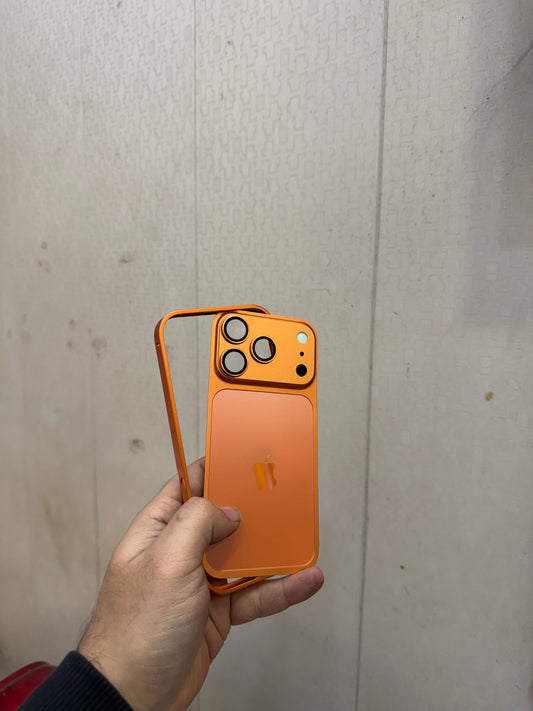 Metal Bumper + Metal Converter for iPhone 13/14/15/16 Pro/Max → 17 Pro/Max Design | Tempergaurd