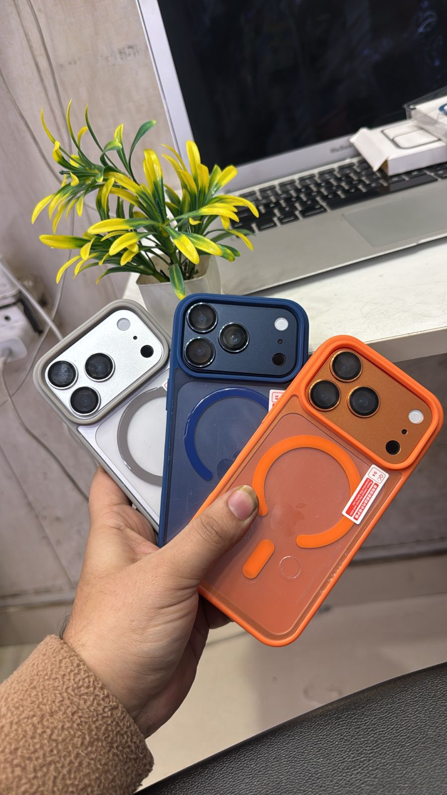 iPhone 17 Pro Clear MagSafe Case | Transparent Cover with Covered Sides