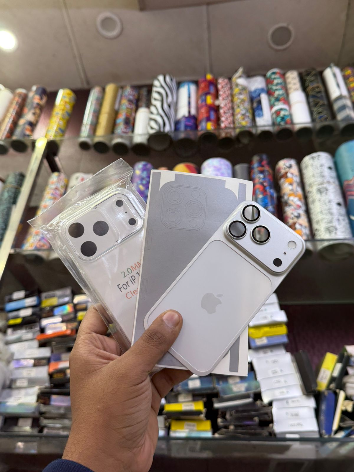 Premium Flash Hide Metal Sheet For 15pro,15pro max,16pro ,16pro max  → 17 Pro